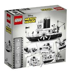 LEGO Ideas Disney Steamboat Willie AUTOGRAPHED SIGNED BOX IN HAND