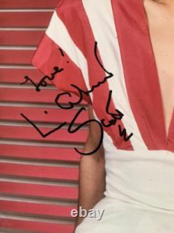 LIZABETH SCOTT HAND SIGNED OVERSIZED 11x14 PHOTO GORGEOUS 50's ACTRESS JSA