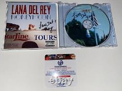 Lana Del Rey Honeymoon CD & Cover 2x Twice Hand Signed Autograph Coa Gai