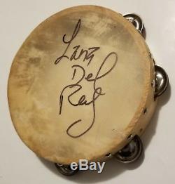 Lana Del Rey REAL hand SIGNED Tambourine COA Autographed