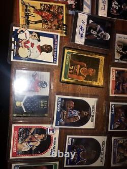 Large Lot Of Autographed Rookie Relic Cards NBA MLB NFL HOF Star Rare Hand Sign