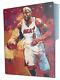 Lebron James Malcolm Farley Authentic Autographed Hand Painted Picture (jsa)