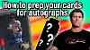 Learn The Secret How To Correctly Prep Sports Cards For An Autograph Signing In Under 1 Minute Psm