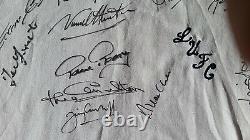 Leeds United Don Revie's 12 Genuine Hand Signed Legends Shirt New Aftal Coa