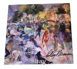 Leroy Neiman Hand Signed Autographed Art Catalog Very Rare With Coa