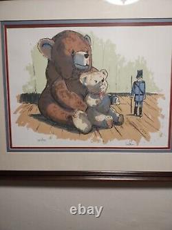 Lind Toy Soldier & Teddy Limited Edition Serigraph Hand Signed COA 125/375