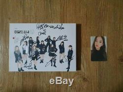 Loona Hash Limited Promo Album Autographed Hand Signed Photocard