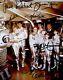 Lost In Space Hand Signed Cast Photo Autograph X6 Members Color 8x10 Coa Rare