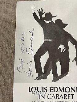 Louis Edmonds Hand Signed Cabaret Postcard RARE