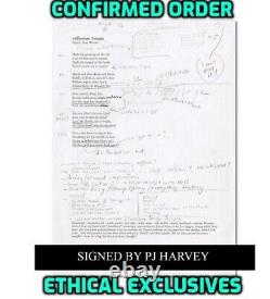 Lwonesome Tonight Hand Signed PJ Harvey Lyric Card PREORDER CONFIRMED ORDER