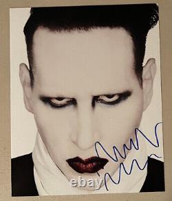 MARILYN MANSON Authentic Autographed Hand Signed 8x10 Photo withhologram COA