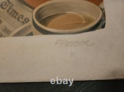 MAXINE hand Signed Lithograph by Patrick Anthony Pierson