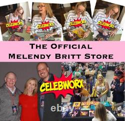 MELENDY BRITT Hand Signed FLASH GORDON Aura 8x10 Photo Autograph JSA COA Cert