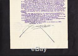 MEXICO EMILIANO ZAPATA handsigned DAY ORDER 1917