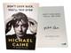 Michael Caine Hand Signed My Guide To Life Book Authentic Autograph Jsa Coa Cert