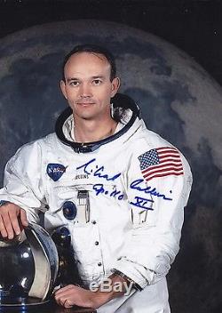 MICHAEL COLLINS APOLLO 11 NASA WSS HAND SIGNED 8 x 10 PHOTO WithCOA MINT CONDITION