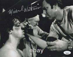 MICHAEL WESTMORES Hand Signed 8x10 ROCKY MAKEUP ARTIST Autograph JSA COA Cert