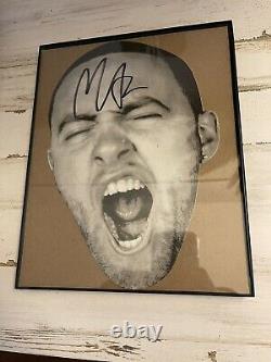 Mac Miller Hand Signed GOOD AM Head Face Promo 10000% Authentic Extremely Rare