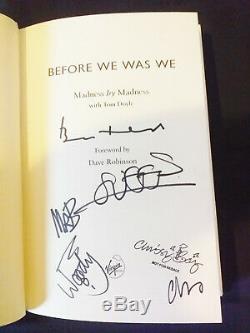Madness Before We Was We Hand Signed Book Autographed By The Band Suggs