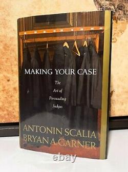 Making Your Case HAND SIGNED by Supreme Court Justice Antonin Scalia! Autograph