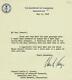 Manhattan Project Charles W. Sawyer Hand Signed Tls Jg Autographs Coa