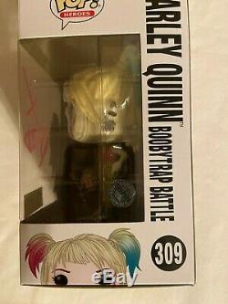 Margot Robbie Harley Quinn Hand Signed Funko Pop With Coa