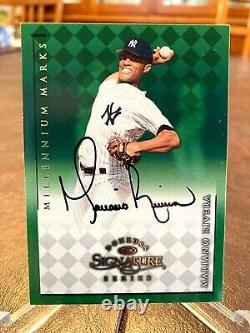 Mariano Rivera 1998 Donruss Signature Series Hand Signed Millennium Marks #889