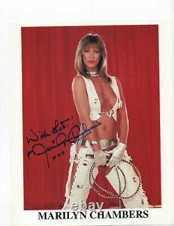 Marilyn Chambers Deceased Sexy Porn Star Hand Signed Autographed Photo