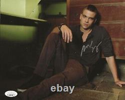 Mark Salling actor REAL hand SIGNED 8x10 Photo JSA COA Autographed Glee