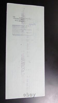 Marlo Thomas Hand Signed Cancelled Check