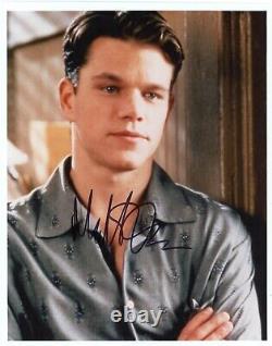 Matt Damon Hand Signed Photograph