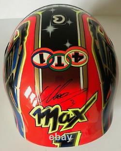 Max Biaggi Hand Signed Bieffe Replica Helmet