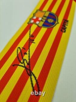 Messi Messi captain armban original Hand Signed FCB certificate of authenticity