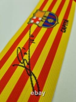 Messi Messi captain armban original Hand Signed FCB certificate of authenticity