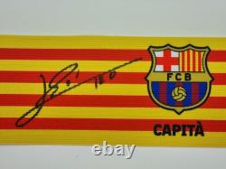 Messi Messi captain armban original Hand Signed FCB certificate of authenticity