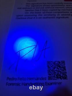 Messi Messi captain armban original Hand Signed FCB certificate of authenticity