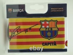 Messi Messi captain armban original Hand Signed FCB certificate of authenticity