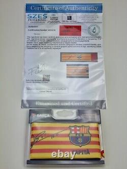 Messi Messi captain armban original Hand Signed FCB certificate of authenticity