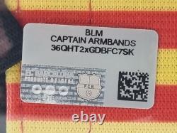 Messi Messi captain armban original Hand Signed FCB certificate of authenticity