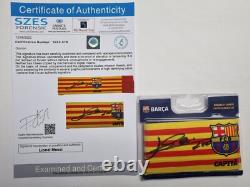 Messi Messi captain armban original Hand Signed FCB certificate of authenticity