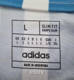 Messi autographed Argentina jersey Hand Signed. Guaranteed original unpublished