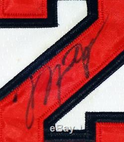 Michael Jordan Chicago Bulls Hand Signed Autographed Custom Framed Jersey! Proof