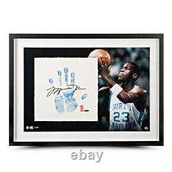 Michael Jordan Signed Autographed Tegata Lithograph Hand Chicago UNC #/123 UDA