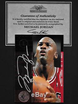 Michael Jordan Upper Deck hand signed Autograph Card withCOA