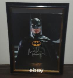 Michael Keaton- Hand Signed With Coa Batman Framed 8x10 Autographed