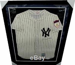 Mickey Mantle Hand Signed Auto Autograph Jersey New York Yankees Framed JSA Letr