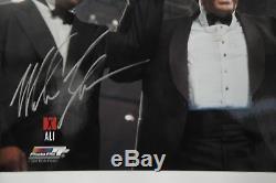 Mike Tyson Hand Signed Autographed 16X20 Photo with Muhammad Ali Don King JSA COA