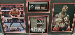 Mike Tyson Hand Signed Autographed Punch Out Photo With Game + controller Framed