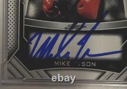 Mike Tyson Signed LEAF Web Exclusives Trading Card #PAMT3 Beckett BAS Auto 10