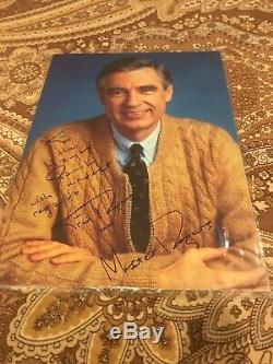 Mister Rogers 5x7 Handsigned Photo ONE DAY SALE
